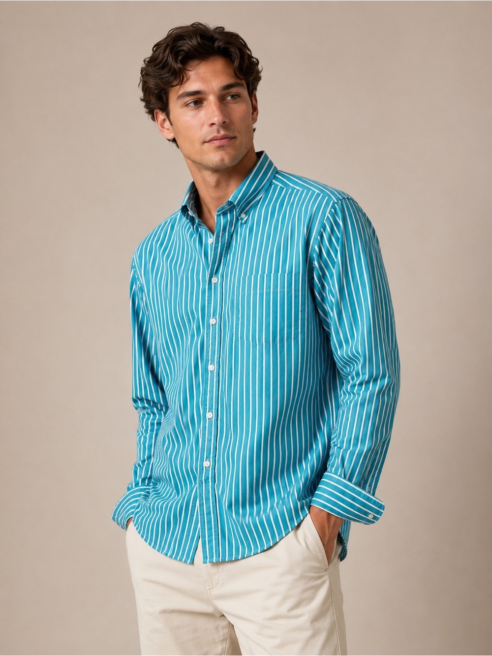 Ralph Lauren Purple Label striped shirt L